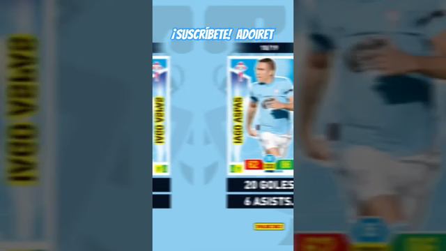 La evolución del cromo de Iago Aspas en el álbum de La Liga