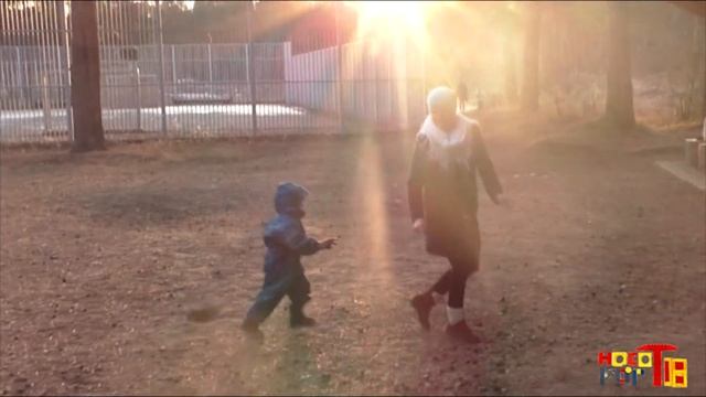 Игры с детьми на природе. . Новая игра шишкобол. Games With Children On The Street.