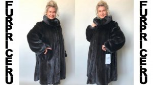 Шуба норка ФУРФУР (г. Владимир) с капюшоном дл.95 см р.52-54 совершенно новая за 65000 ₽ арт. 11826/