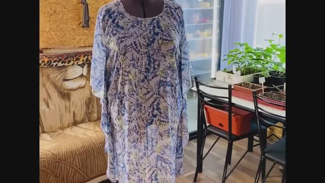 Пляжное платье-туника шьем  за 1 час