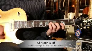 Servette-Music TV : Christian Graf présente les guitares Prestige