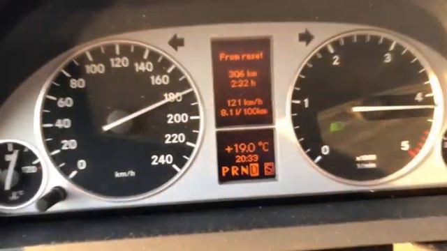 MERCEDES B200 CDI TOP SPEED