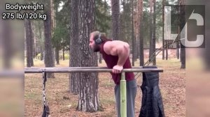 The Strongest Streetlifter Shows His Dips Max