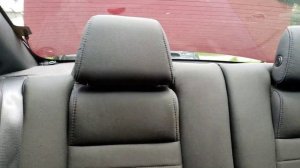 Ford Mustang how to fold down rear seats