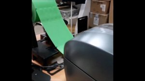 Печать садовой бирки на принтере Godex G500U.