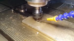 Обработка алюминия 2 х перая фреза Часть 1