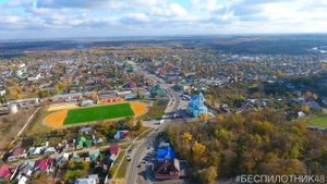 Экокультура, Фрагария, Усмань - аэросъёмка маршрута Президента