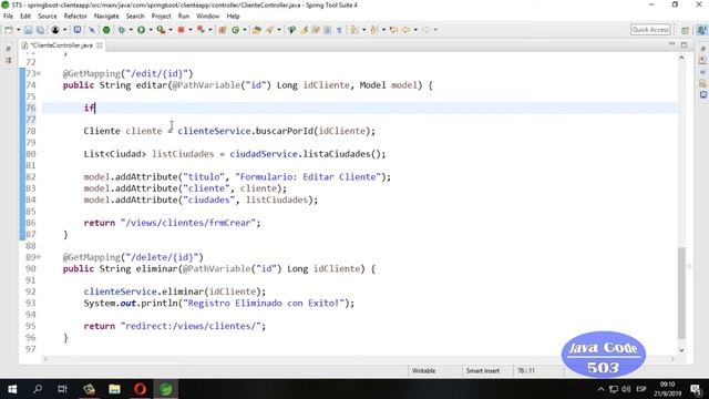 CRUD en Java Spring Boot + Thymeleaf y MySQL  (Corregir errores en Edit y Delete) Parte 13 смотреть онлайн