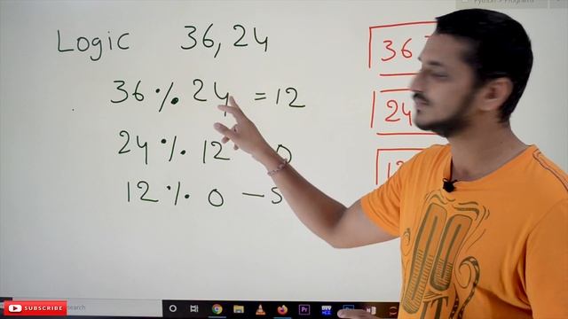GCD of Two Numbers Using Recursion || Lesson 35.3 || Python || Learning Monkey ||