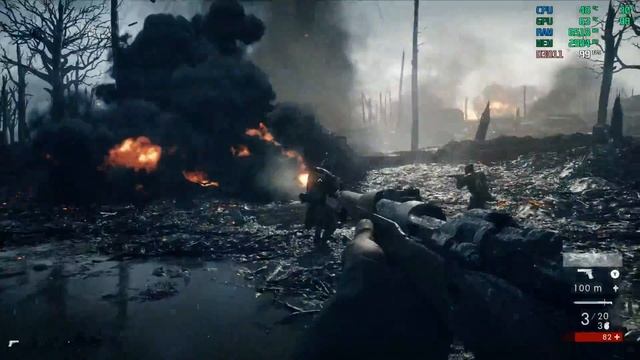 Temp | Battlefield 1 | I7-8700k & Gtx 1070 Msi Armor Oc | 1080p | Ultra settings | Sync-off смотреть онлайн