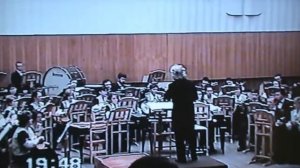 Дирижёр В.Кузнецов.  В. Кикта Смоленские кадрили