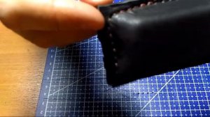 Как сделать чехол из кожи для складного ножа