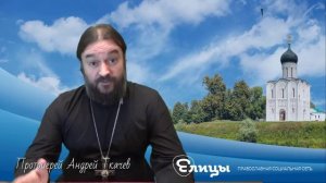 Как жить дальше? ... Прот. Андрей Ткачев. Елицы