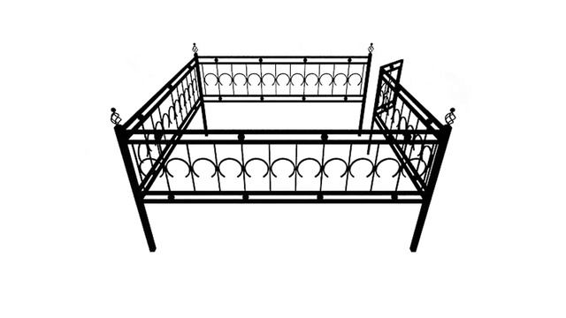 Кованая ограда КВ12 60 смотреть онлайн