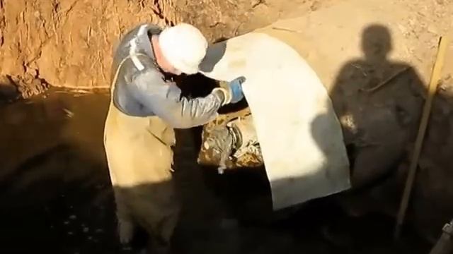 Санация трубопровода.  ЦПП. Восстановление и ремонт трубопровода. НЕФТЕСПЕЦСТРОЙ, НСС.