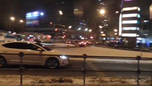 улица ярцевская в москве зимой вечером район метро молодежная в зимний московский вечер тц трамплин