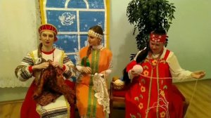 Пушкин. Три девицы под окном. Библиотечный театр.
