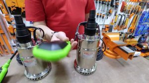 Дренажный насос RD SPS750 5 с корпусом из нержавейки для откачки воды из бассейна, колодца, подвала
