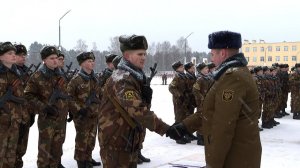 Присяга в 120-й отдельной механизированной бригаде