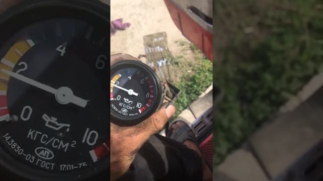 Замер давления масла механическим датчиком смотреть онлайн