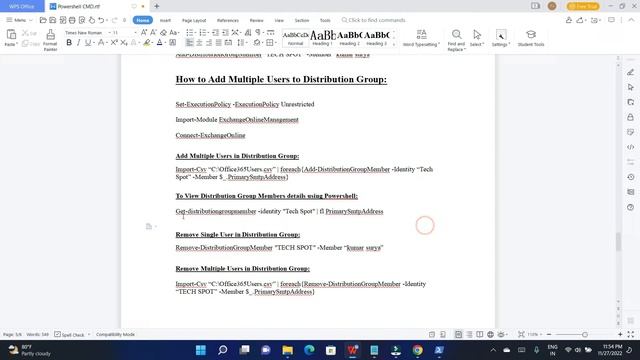 (Exchange Online) Using Powershell to Add Multiple Users in Office 365 Distribution Group смотреть онлайн