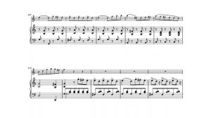 Доницетти - Соната для флейты и фортепиано (партия ф-но)