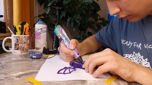 Учусь Рисовать 3D Ручкой За 24 Часа