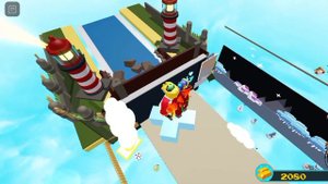 Как быстро добраться да сундука в игре ROBLOX построй свой корабль
