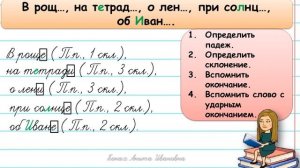 Правописание окончаний имен существительных в предложном падеже.Русский язык. 4 класс. Урок №2.