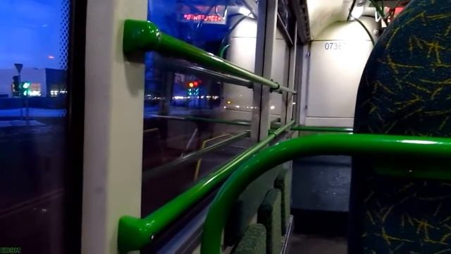 LiAZ 5292 Bus (07387) in Moscow 29.01.2012 смотреть онлайн