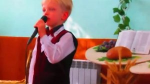 Детский христианский стих на " ЖАТВУ." "Бог желает, что бы ты..."