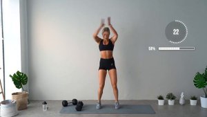 Day 23 - 30 MIN YOU VS YOU HIIT WORKOUT - With Weights, Full Body, No Repeat