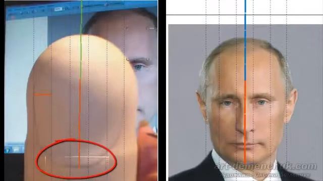 Пропорции лица при росписи матрешки.