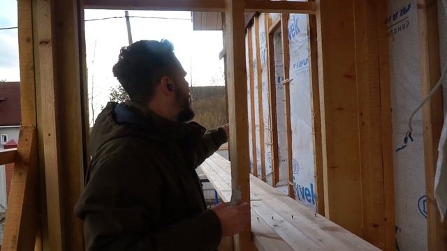 Реконструкция фасада каркасного дома - осел ли утеплитель, вскрытие каркаса и его состояние. 4 Сери смотреть онлайн