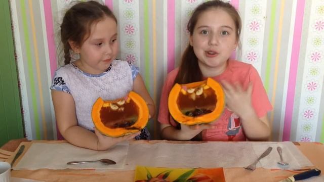ДЕЛАЕМ ЖЕЛЕ  В ТЫКВЕ И МОРОЖЕНОЕ ЖЕЛЕ .2ЧАСТЬ.