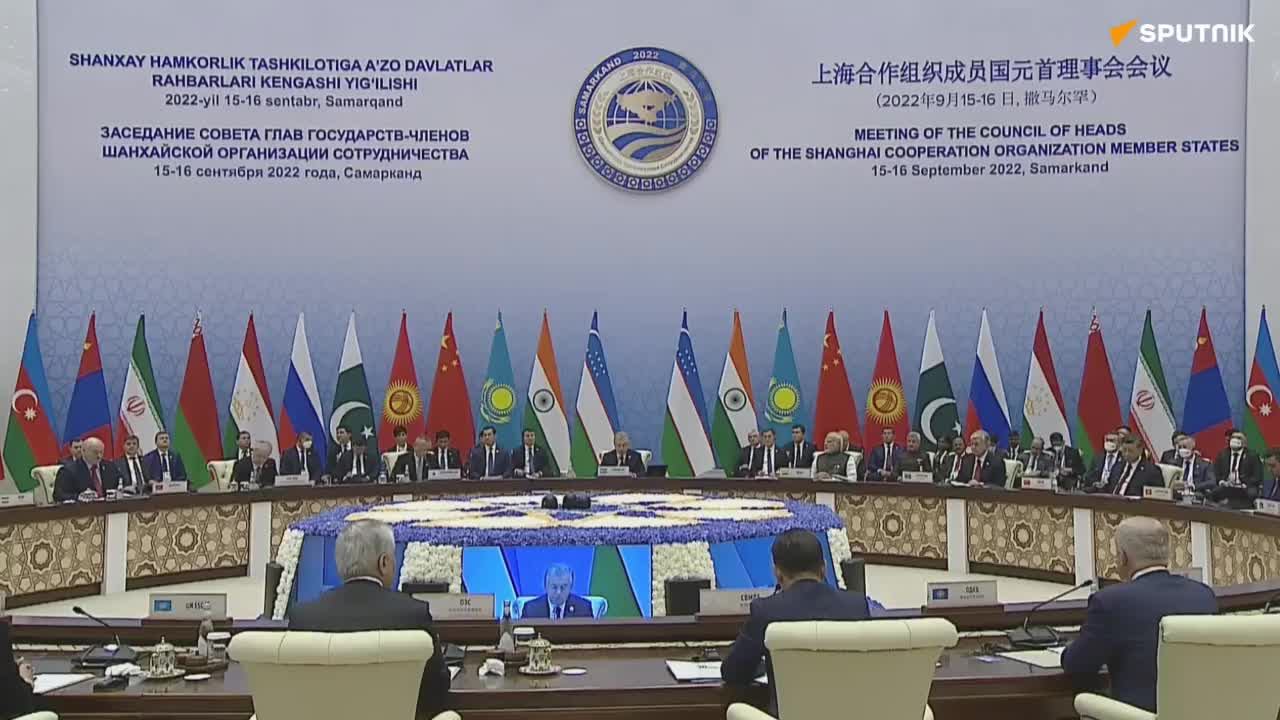Заседание Совета глав государств ШОС