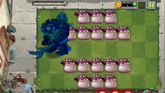 Pvz 2 Challenge - 100 Plants Max Level Vs Deep Sea Gargantuar 180000 Hp