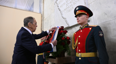 Лавров почтил память павших в годы Великой Отечественной войны дипломатов