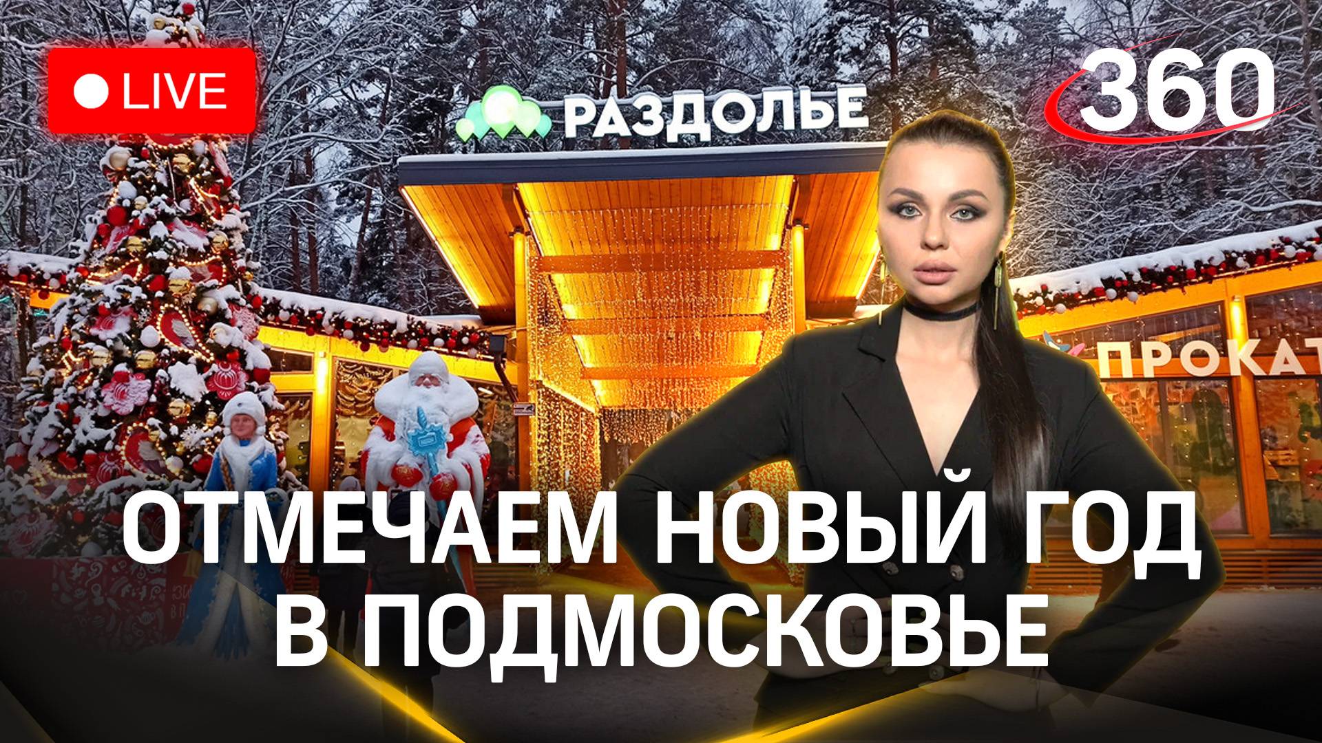 Как провести 1 января в парке «Раздолье». Стрим