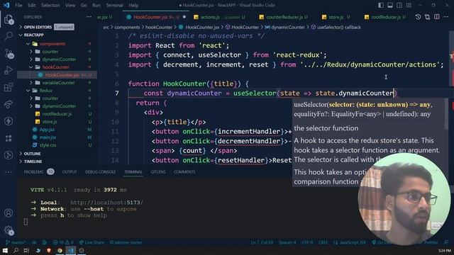 React Redux Hooks | useSelector | useDispatch | Redux Bangla Tutorial Series смотреть онлайн