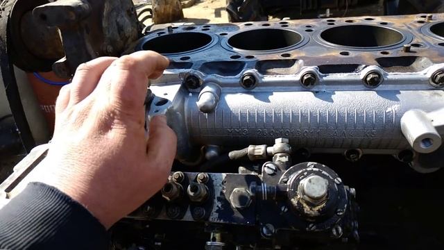 Ремонт комбайна ПАЛЕССЕ 812 зборка двигуна д-260 смотреть онлайн