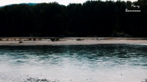 Зыряновск. Мост коммунаров. Вид с моста. Река Бухтарма, природа. Восточный Казахстан