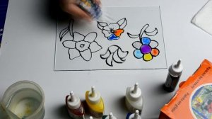 Обзор недорогих витражных красок. Пример простого витража. Цены. Сравнение. Вывод.