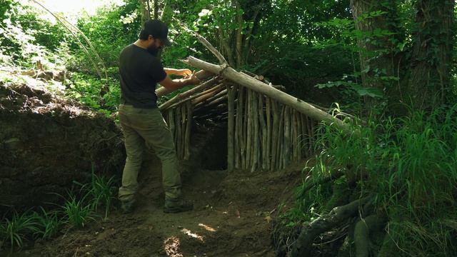 Строительство теплого укрытия викингов под мостом смотреть онлайн