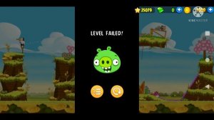 Angry Birds Level Failed
