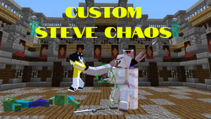 Castom steve chaos на сервере cristalix 2 часть, битва с боссом!