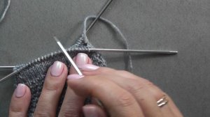 как просто связать красивый мысок у носка