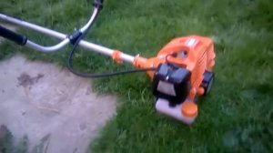 Обкатка мотокоси на холодну Хускварна 470