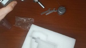 Присадка мебельной петли с помощью кондуктора