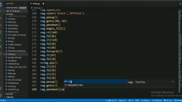Draw Goku In Python Turtle With Code |Full Python Code смотреть онлайн